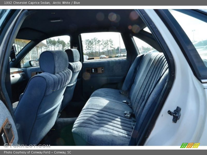 Rear Seat of 1992 Caprice Sedan