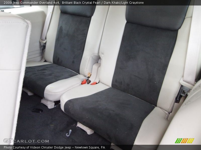 Brilliant Black Crystal Pearl / Dark Khaki/Light Graystone 2009 Jeep Commander Overland 4x4