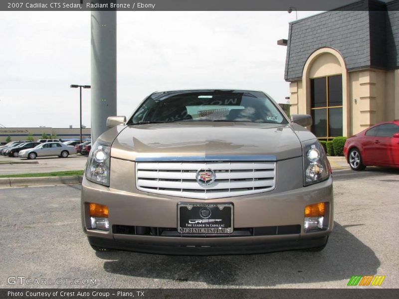 Radiant Bronze / Ebony 2007 Cadillac CTS Sedan