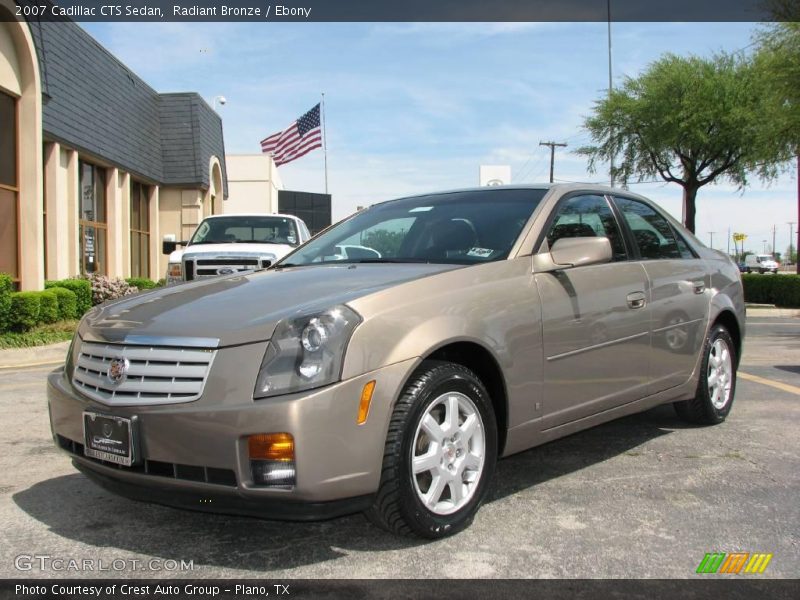 Radiant Bronze / Ebony 2007 Cadillac CTS Sedan