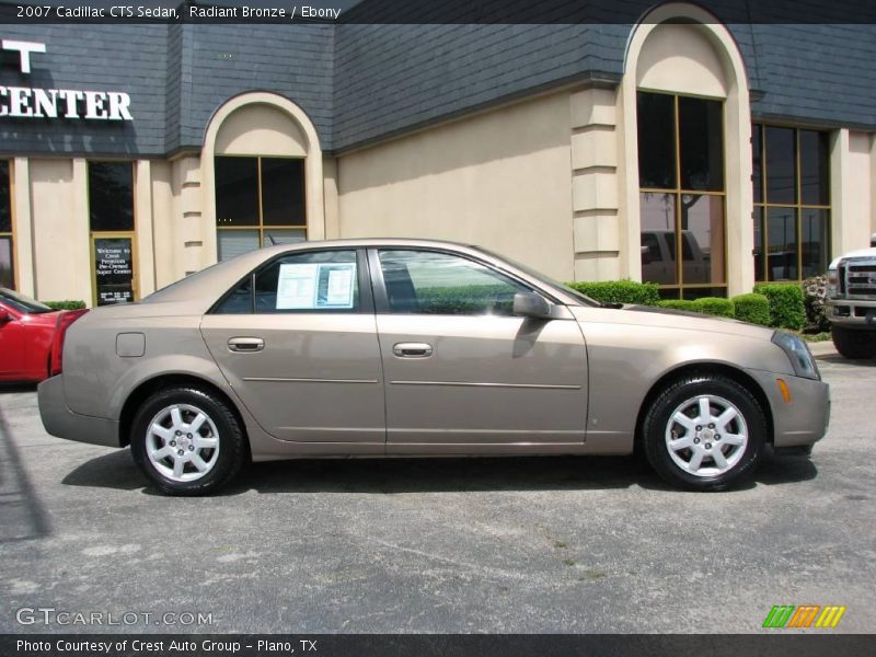 Radiant Bronze / Ebony 2007 Cadillac CTS Sedan