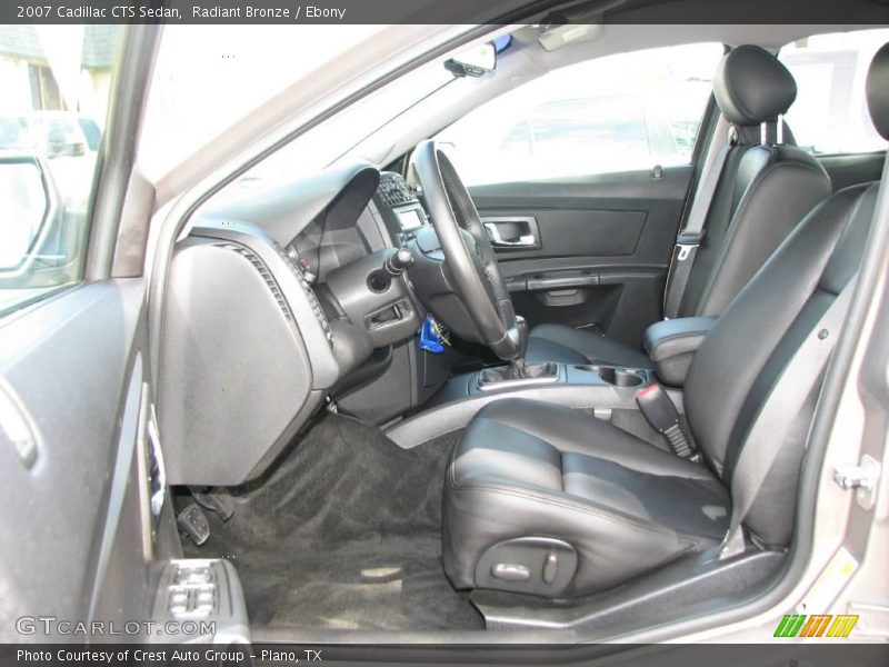 Radiant Bronze / Ebony 2007 Cadillac CTS Sedan