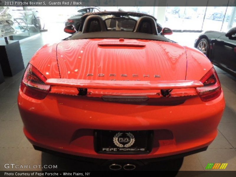 Guards Red / Black 2013 Porsche Boxster S