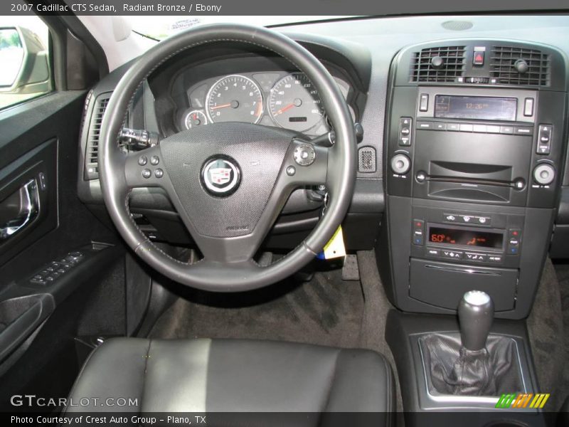 Radiant Bronze / Ebony 2007 Cadillac CTS Sedan
