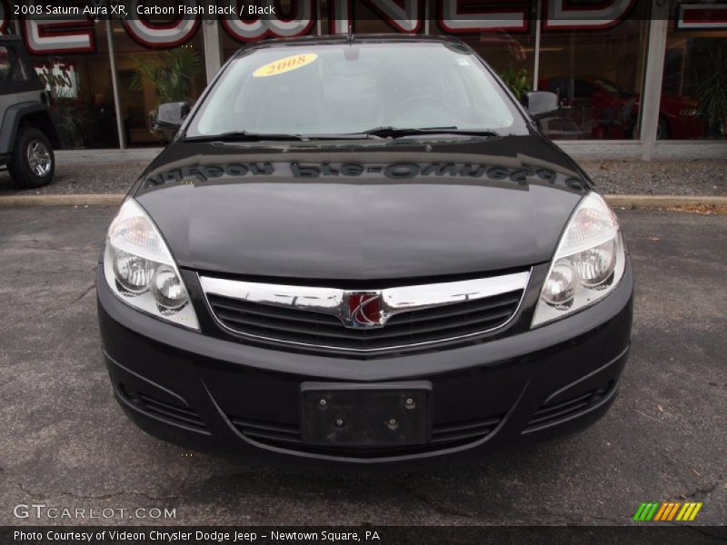 Carbon Flash Black / Black 2008 Saturn Aura XR
