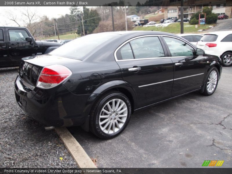 Carbon Flash Black / Black 2008 Saturn Aura XR