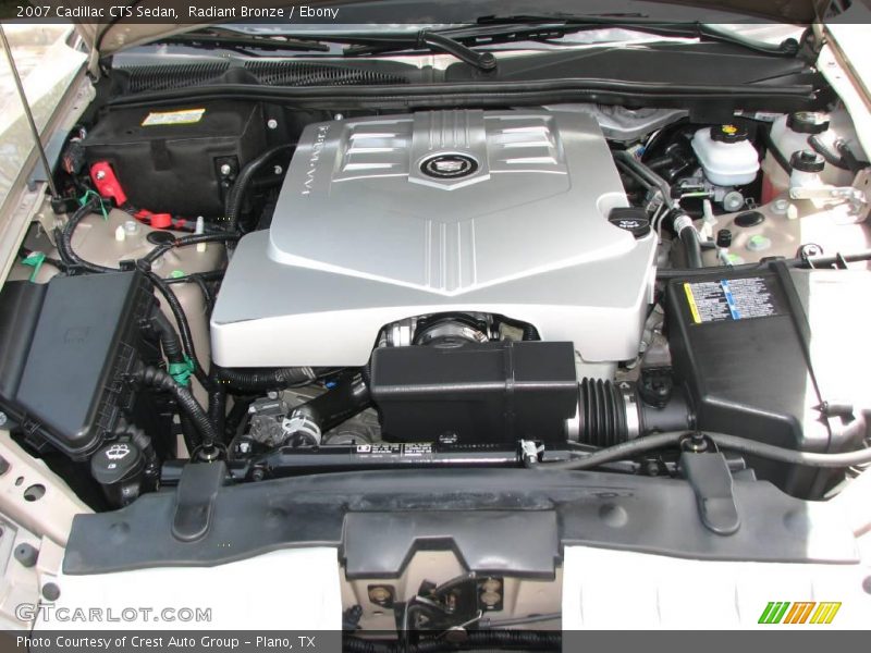 Radiant Bronze / Ebony 2007 Cadillac CTS Sedan