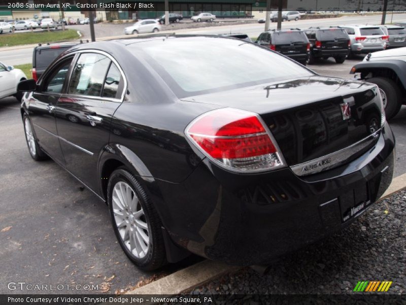 Carbon Flash Black / Black 2008 Saturn Aura XR