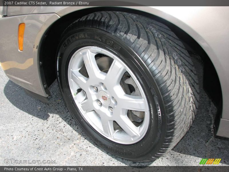 Radiant Bronze / Ebony 2007 Cadillac CTS Sedan
