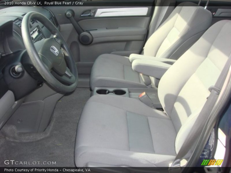 Royal Blue Pearl / Gray 2010 Honda CR-V LX