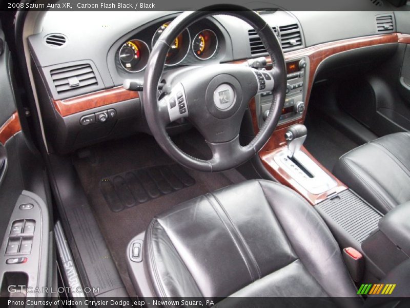 Carbon Flash Black / Black 2008 Saturn Aura XR