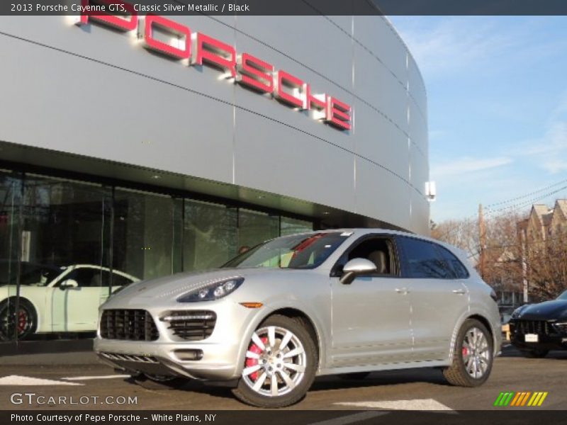 Classic Silver Metallic / Black 2013 Porsche Cayenne GTS