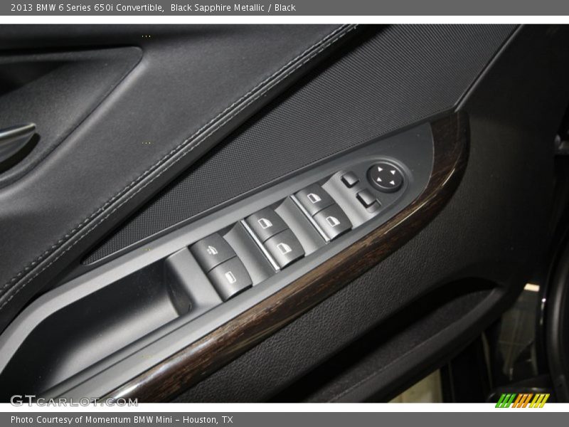 Black Sapphire Metallic / Black 2013 BMW 6 Series 650i Convertible