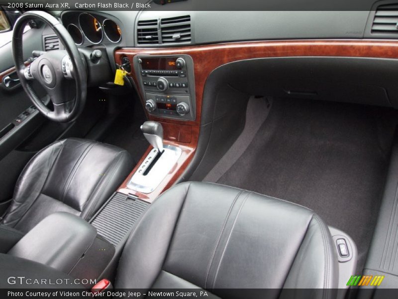 Carbon Flash Black / Black 2008 Saturn Aura XR