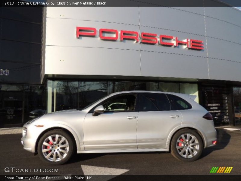 Classic Silver Metallic / Black 2013 Porsche Cayenne GTS