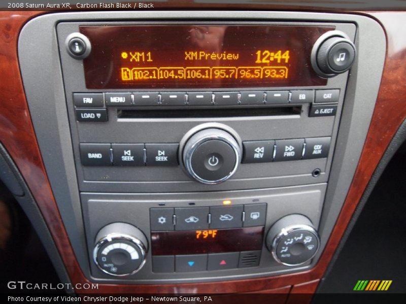 Carbon Flash Black / Black 2008 Saturn Aura XR