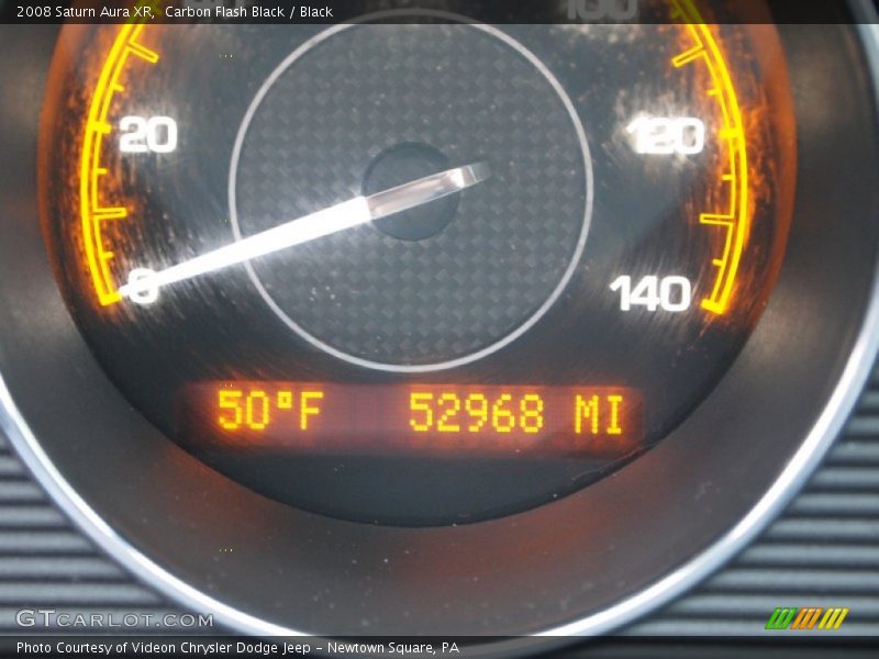Carbon Flash Black / Black 2008 Saturn Aura XR