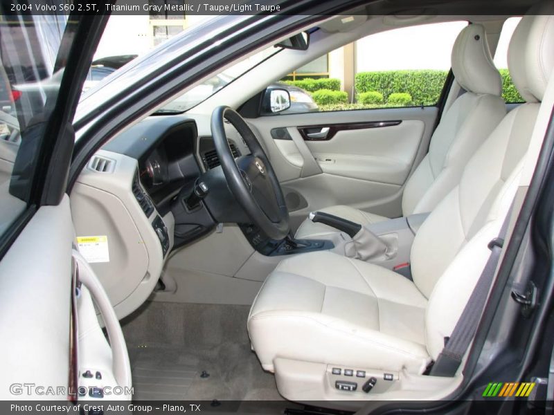 Titanium Gray Metallic / Taupe/Light Taupe 2004 Volvo S60 2.5T