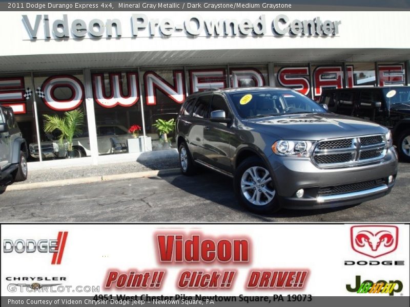 Mineral Gray Metallic / Dark Graystone/Medium Graystone 2011 Dodge Durango Express 4x4