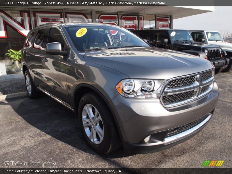 Mineral Gray Metallic / Dark Graystone/Medium Graystone 2011 Dodge Durango Express 4x4