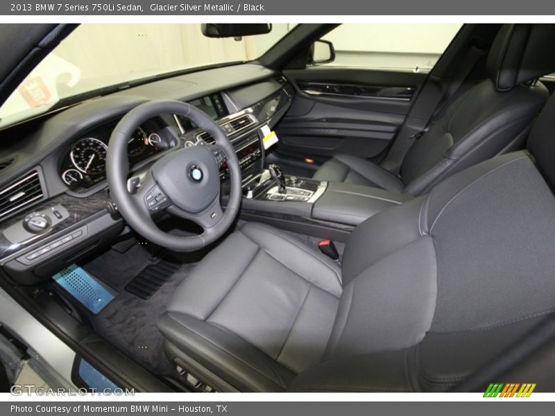 Black Interior - 2013 7 Series 750Li Sedan 