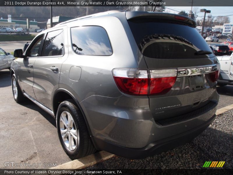 Mineral Gray Metallic / Dark Graystone/Medium Graystone 2011 Dodge Durango Express 4x4