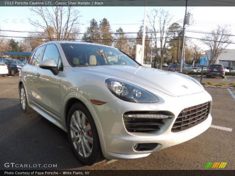 Classic Silver Metallic / Black 2013 Porsche Cayenne GTS
