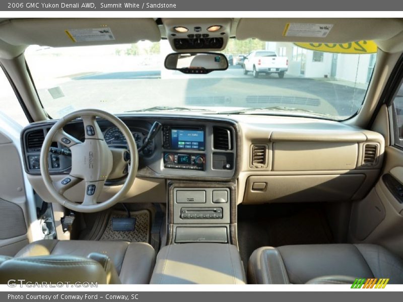 Summit White / Sandstone 2006 GMC Yukon Denali AWD