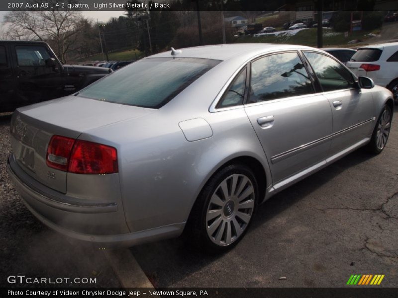 Light Silver Metallic / Black 2007 Audi A8 L 4.2 quattro