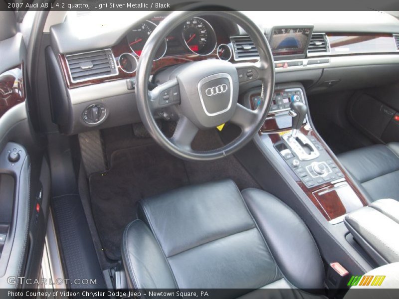 Light Silver Metallic / Black 2007 Audi A8 L 4.2 quattro
