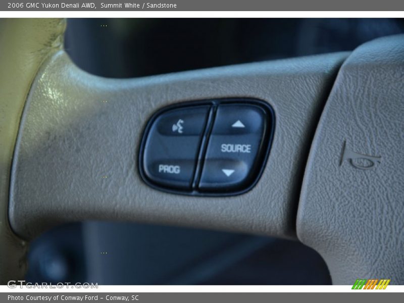 Summit White / Sandstone 2006 GMC Yukon Denali AWD
