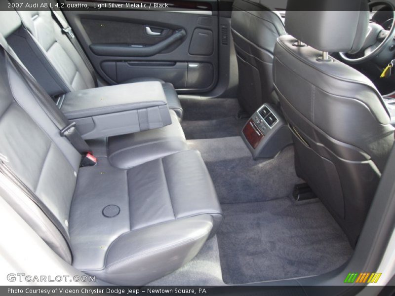 Light Silver Metallic / Black 2007 Audi A8 L 4.2 quattro