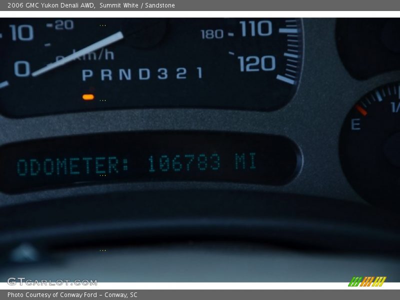 Summit White / Sandstone 2006 GMC Yukon Denali AWD