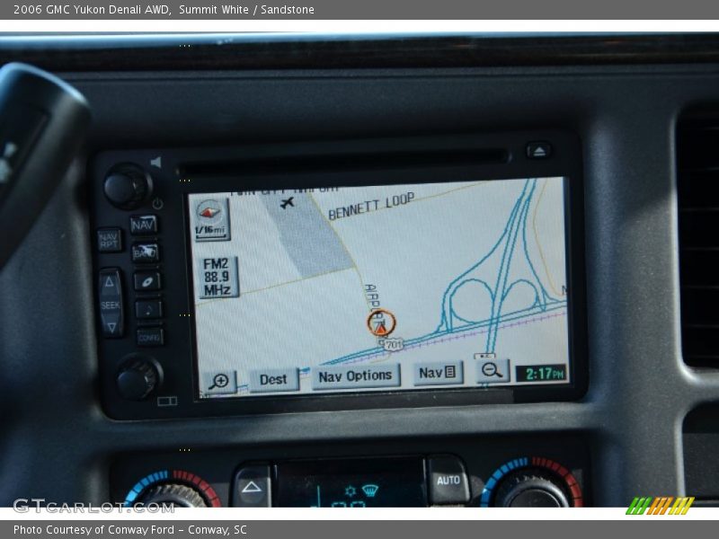 Summit White / Sandstone 2006 GMC Yukon Denali AWD