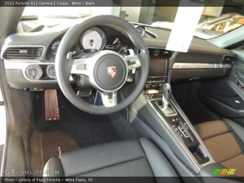 White / Black 2013 Porsche 911 Carrera S Coupe