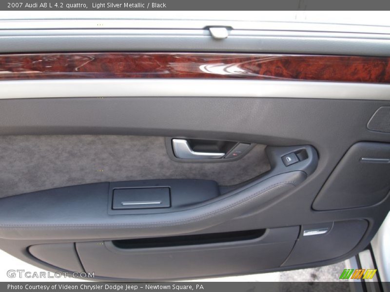 Light Silver Metallic / Black 2007 Audi A8 L 4.2 quattro