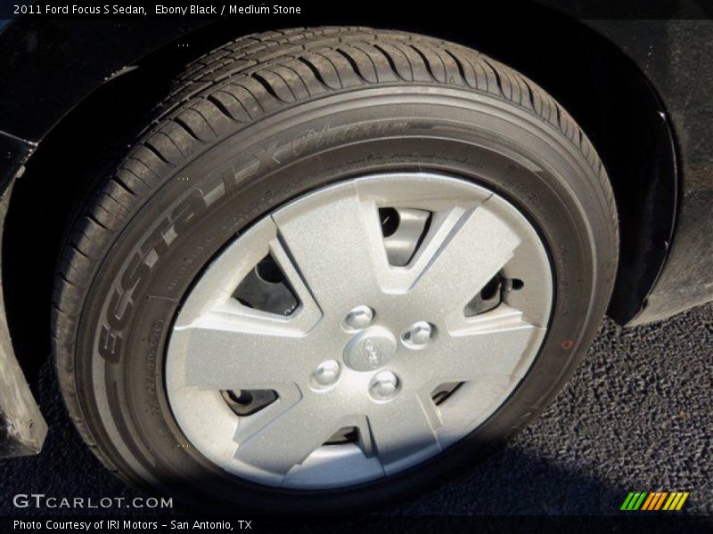 Ebony Black / Medium Stone 2011 Ford Focus S Sedan