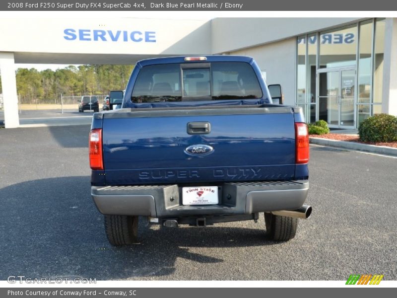 Dark Blue Pearl Metallic / Ebony 2008 Ford F250 Super Duty FX4 SuperCab 4x4