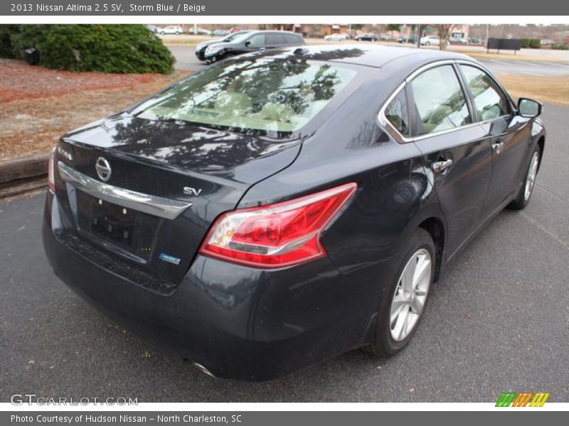 Storm Blue / Beige 2013 Nissan Altima 2.5 SV