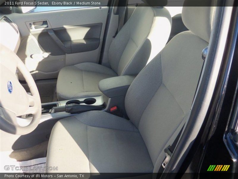 Ebony Black / Medium Stone 2011 Ford Focus S Sedan