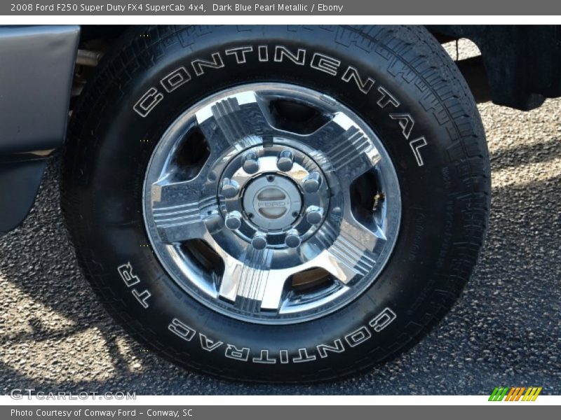 Dark Blue Pearl Metallic / Ebony 2008 Ford F250 Super Duty FX4 SuperCab 4x4