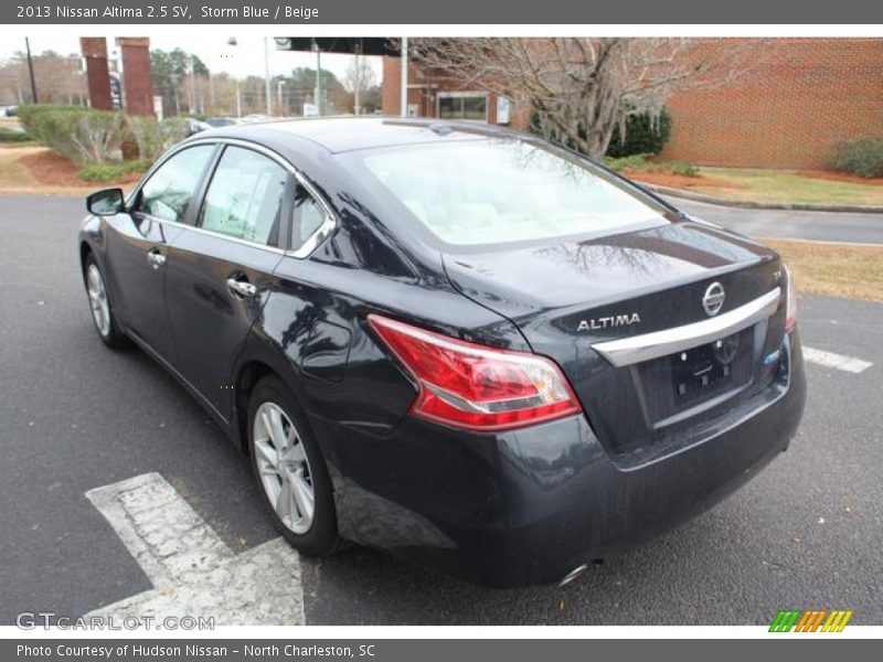 Storm Blue / Beige 2013 Nissan Altima 2.5 SV