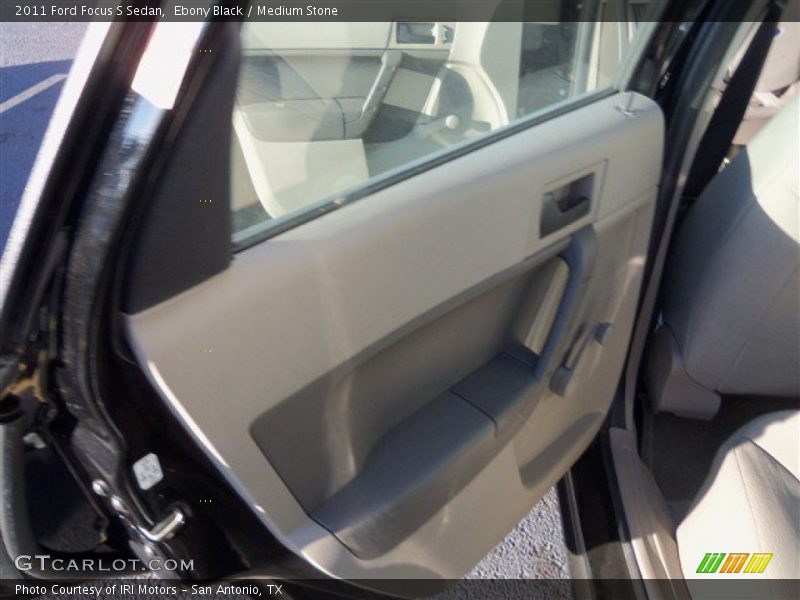 Ebony Black / Medium Stone 2011 Ford Focus S Sedan
