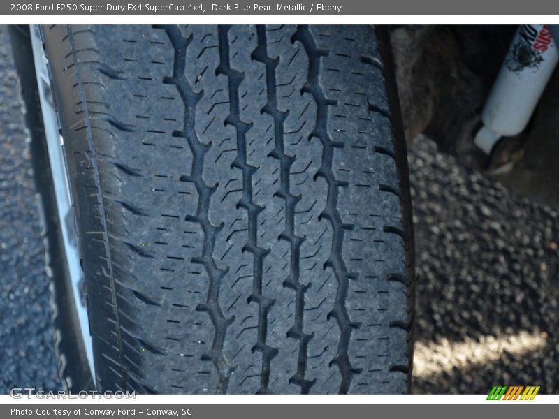 Dark Blue Pearl Metallic / Ebony 2008 Ford F250 Super Duty FX4 SuperCab 4x4