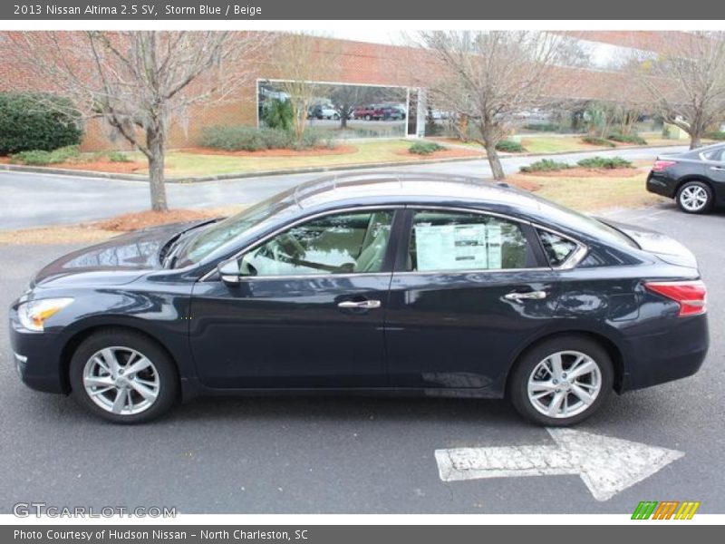 Storm Blue / Beige 2013 Nissan Altima 2.5 SV