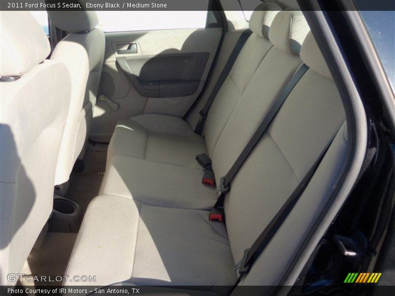 Ebony Black / Medium Stone 2011 Ford Focus S Sedan