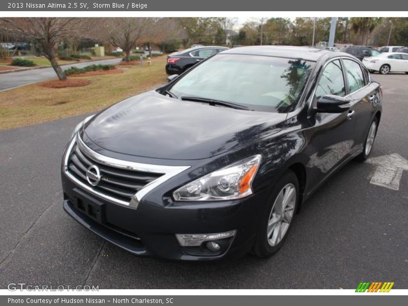 Storm Blue / Beige 2013 Nissan Altima 2.5 SV