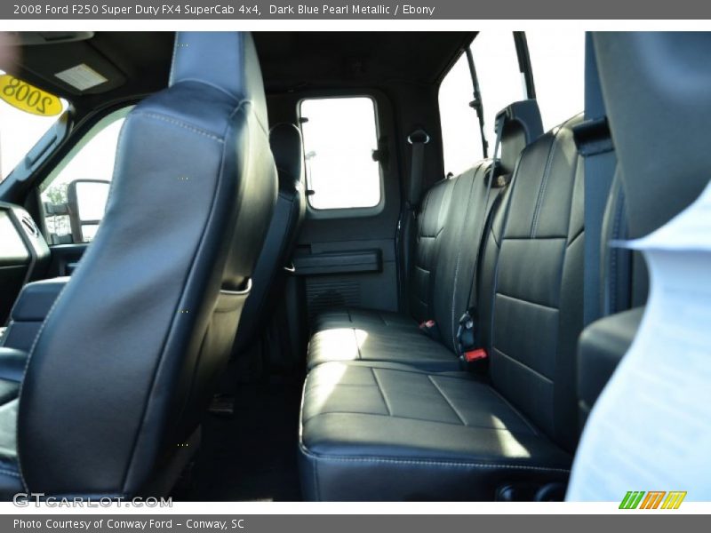 Dark Blue Pearl Metallic / Ebony 2008 Ford F250 Super Duty FX4 SuperCab 4x4
