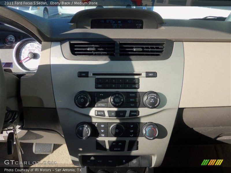 Ebony Black / Medium Stone 2011 Ford Focus S Sedan