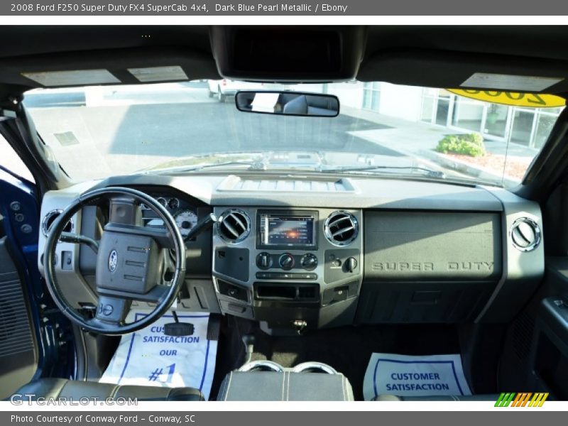 Dark Blue Pearl Metallic / Ebony 2008 Ford F250 Super Duty FX4 SuperCab 4x4